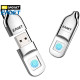 EAGET FU5 แฟลชไดรฟ์โลหะ Flash Drive พร้อมระบบสแกนลายนิ้วมือ USB 2.0