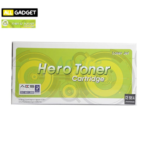 โทนเนอร์ Toner-Re HP 05A CE505A HERO สำหรับ HP : P2035 / P2055 / P2050