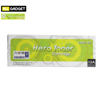 โทนเนอร์ Toner-Re HP 12A Q2612A HERO สำหรับ HP : LaserJet 1010 / 1012 / 1015