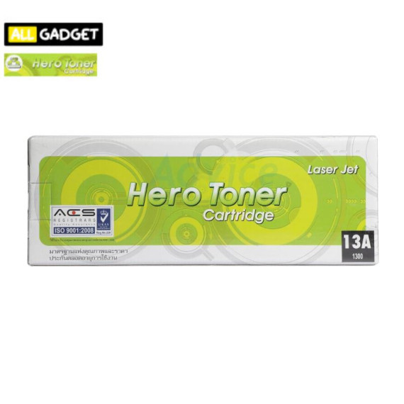 โทนเนอร์ Toner-Re HP 13A Q2613A HERO สำหรับ HP : Laserjet 1300