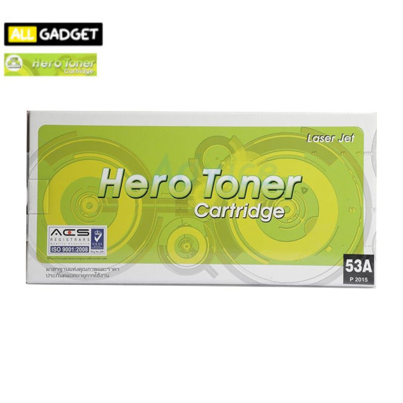 โทนเนอร์ Toner-Re HP 53A Q7553A HERO สำหรับ HP : P2015