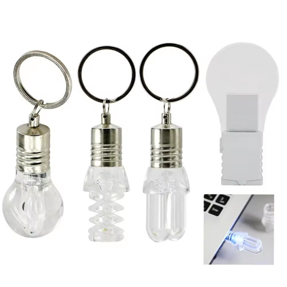 แฟลชไดรฟ์หลอดไฟ Flash Drive Lamp Bulb เลือกสีไฟ เลือกความจุได้ สกรีนโลโก้ได้